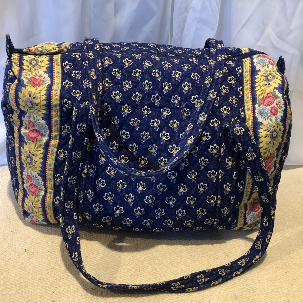 Vera Bradley Blue Floral Travel Bag